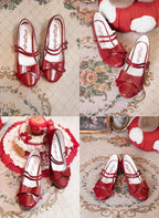Apple Candy - Pointed Toe Lolita Shoes - Low Block Heel - image 7