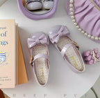 Hug Bear - Sweet Lolita Heel Shoes Bear Metal Buckle Bow Shoes - image 46
