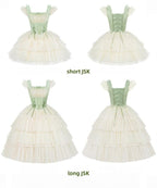 Lily of the Valley Whisper - Embroidered Classic Lolita Corset JSK Dress - image 23