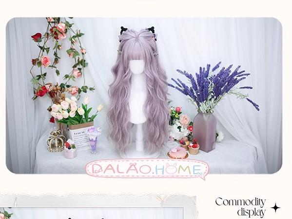 Poi Balls - Sweet Lolita Wig Long Curly Purple Wigs - image 6
