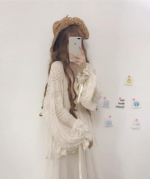 Daily Lolita Light Cardigan Oversized Outerwear - image 23
