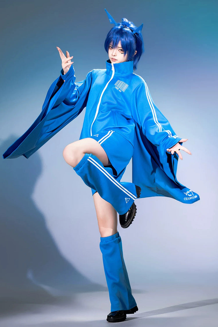 Network Error Gothic Ouji Coat, Shorts and Leg Sleeves Collection - image 4