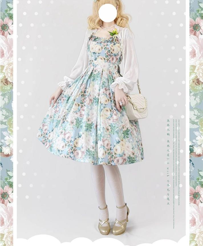 Forest Basket 3.0 - Vintage Lolita JSK Dress for Summer - image 6