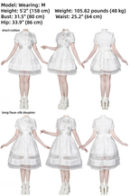 Ghost Orchid - Gothic Lolita OP Dress, Embroidered Cross - image 12