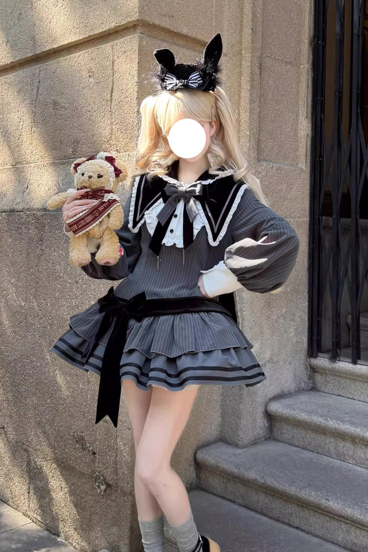 Bizarre Rabbit Opera - Gothic Lolita OP Dress in Black - image 1