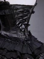 Black Kuro Elegant JSK, Cape and Overlay Set - image 8
