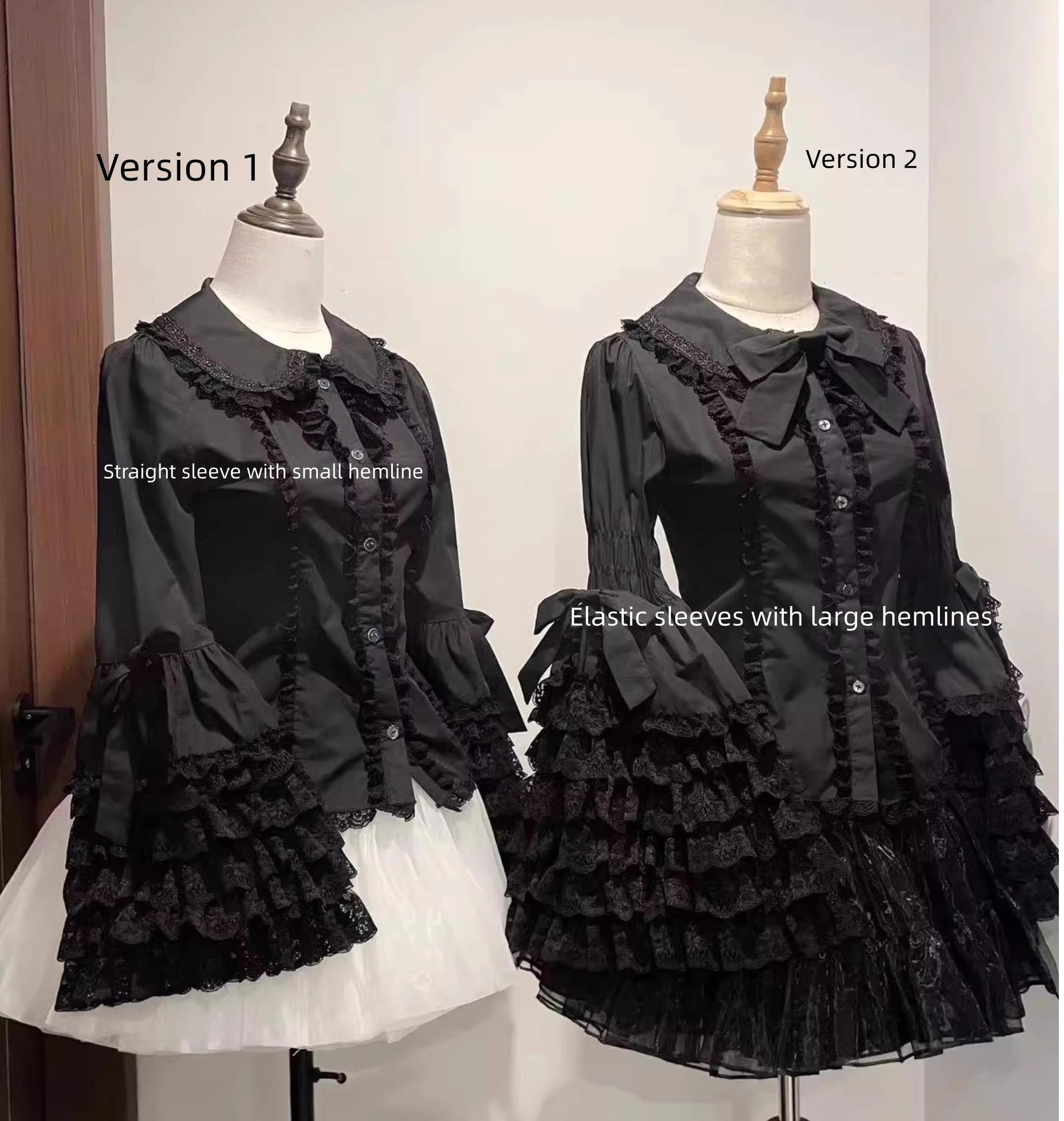 Cannelés - Elegant Lolita Cotton Blouse, Hime Sleeve - image 15