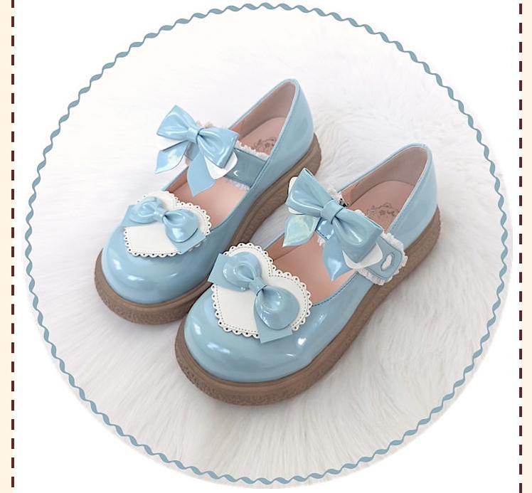 Cute Milkmaid Round Toe Multicolor Lolita Shoes - image 28