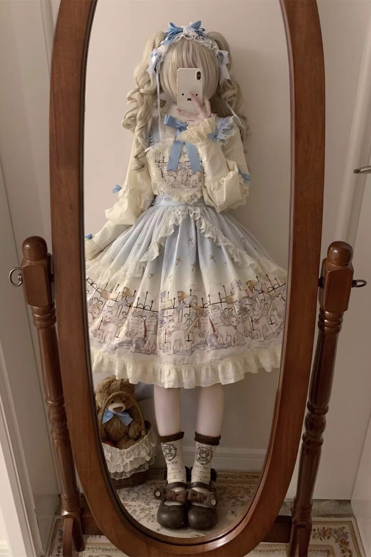 Angel Lamb - Sweet Lolita Skirt in 3 Colors - image 9