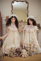 Lily's Dream - Apricot Sweet Lolita Dress, Short and Long Versions - image 8