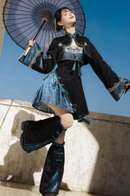 Misty Teal - Classic Lolita JSK Dress Set & Separates - image 5