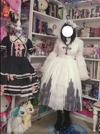 Noloria - Medium-High Volume Lolita White Puffy Petticoat, 17.7" (45 CM) - image 12