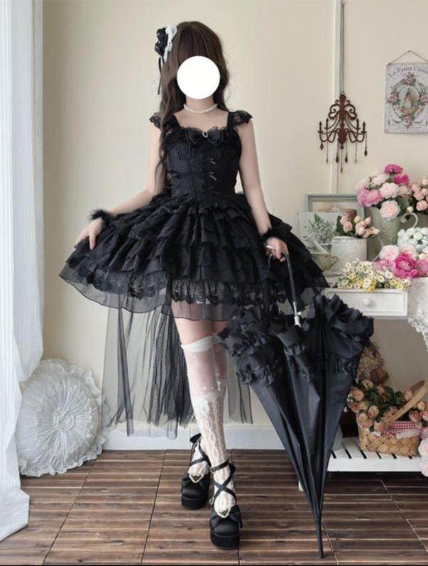 Phoenix Rise - Sweet Lolita Wedding JSK, Bullet Dress Inspired - image 8