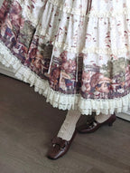 Squirrel Fairytale Cottage - Classic Lolita Long OP Dress and Accessories - image 11