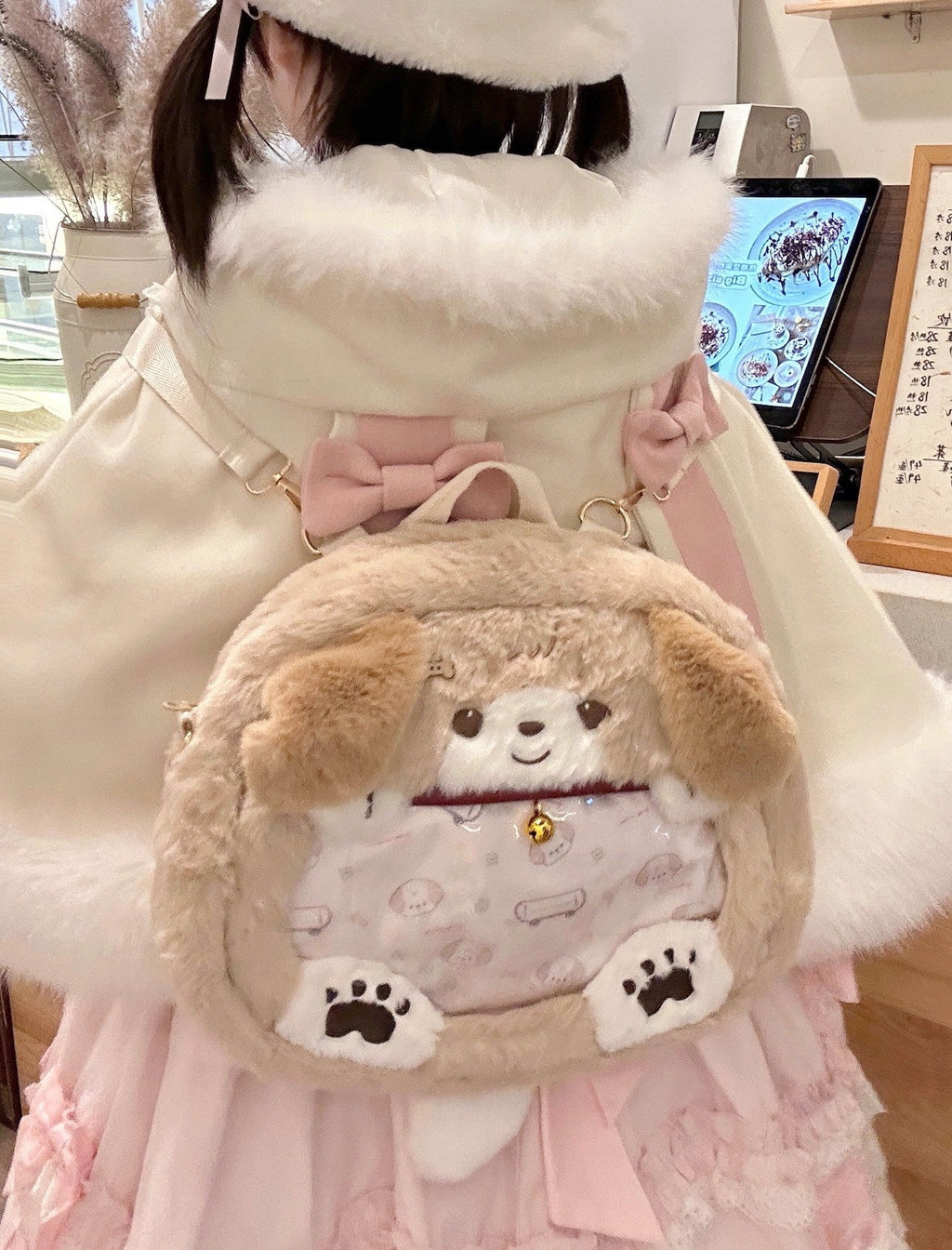 Golden Retriever Plush Lolita Ita Bag - image 6