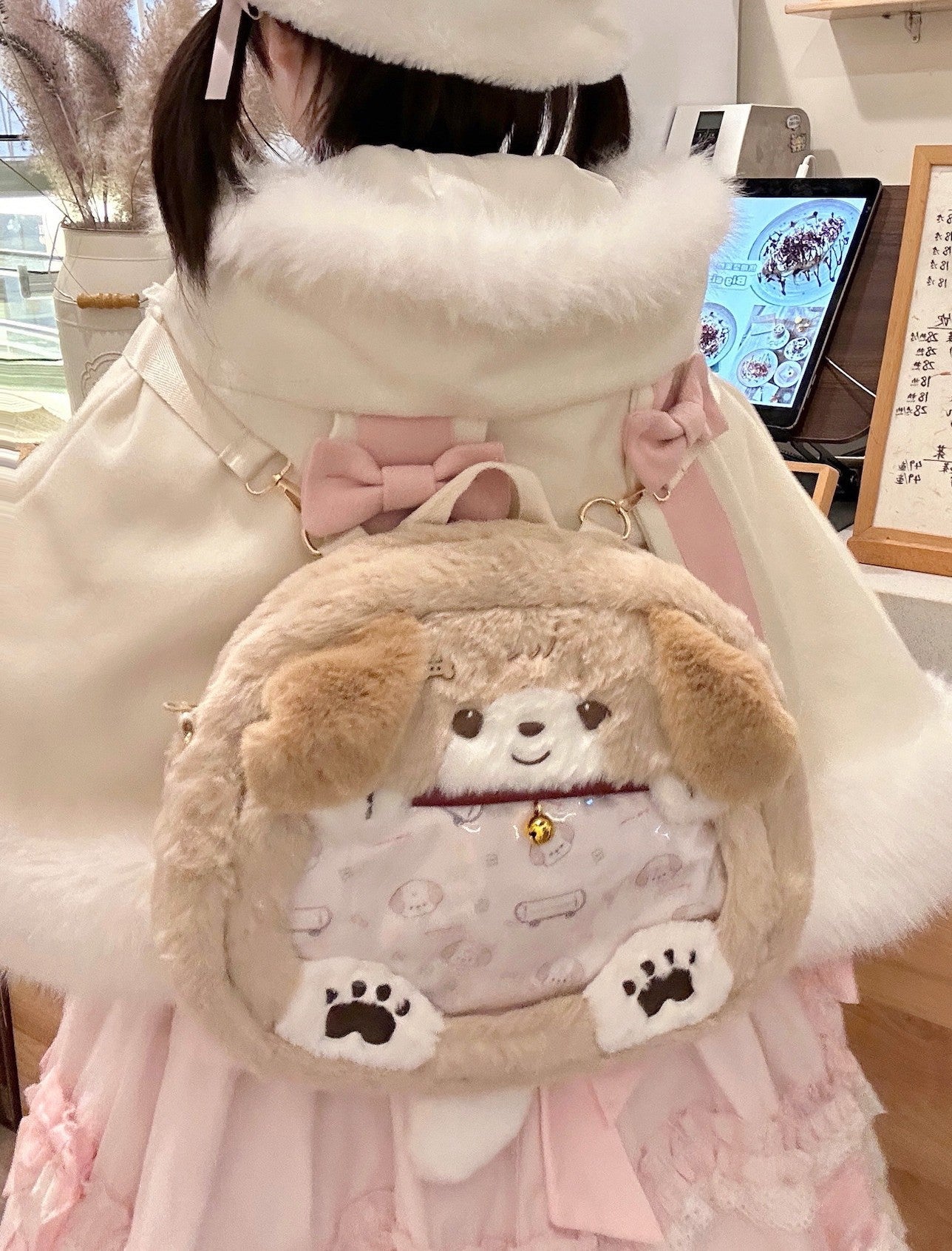Golden Retriever Plush Lolita Ita Bag - image 6
