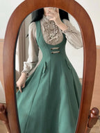Forest Corridor 10-Panel Bustier Waist-Cinching Lolita JSK - image 23