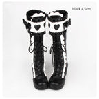 Sweet Multicolor Thick Heel Lolita Boots - image 6