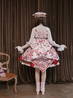 Royal Princess Chocolate Sweet Military Lolita JSK and Accessories - image 10