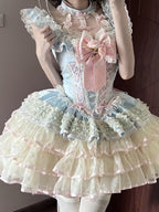 Cupid's Floral Whisper Fairycore Dress and Accessories - image 3