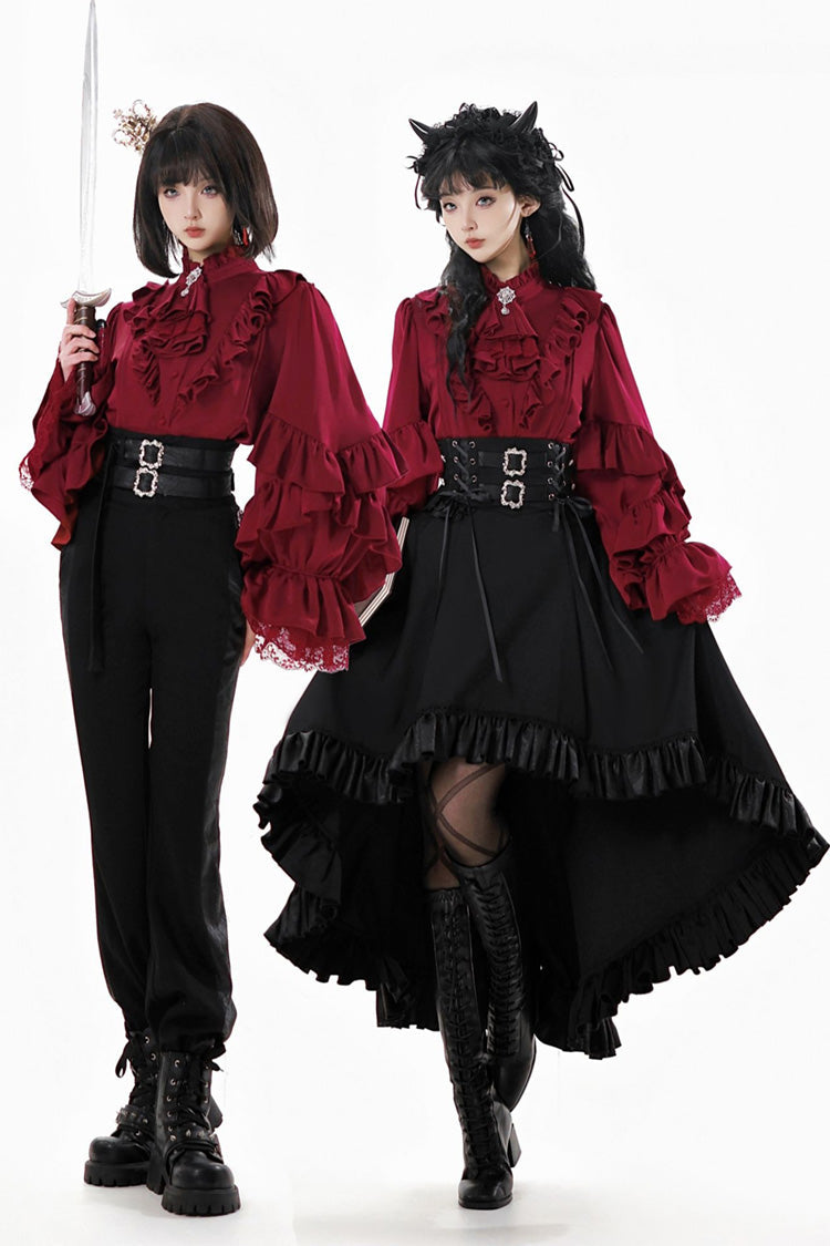 Black Day and Night Song Ouji Gothic Lolita Skirt and Blouse - image 11