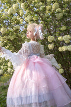 Peach Blossoms in Spring Fields - Qi Lolita JSK Dress in 3 Colors - image 11