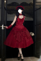 The Summer Waves Sparkle - Classic Lolita Top & Skirt Set - image 2