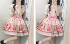Rabbit Berry Gift Box - Sweet Lolita Salopette and Dress Set - image 38