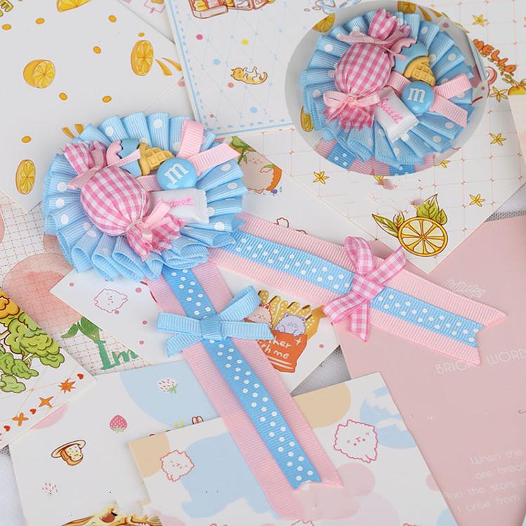 Pink and Blue Sweet Lolita Bow Headwear - image 28