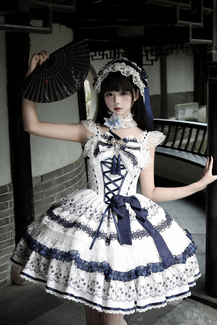 Mandarin Duck Rhapsody Oriental Sweet Lolita JSK Dress - image 3