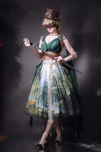 Grace in Favor - Oil Painting Sweet Lolita JSK Dress & Shoulder Sash - image 7