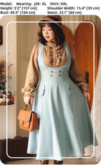 Forest Corridor - Classic Lolita Bust Supporting JSK, Waisted Shirt - image 8