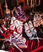Sisi Elegant Satin Square-Toe Lolita Shoes - image 5