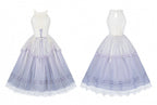 Purple Classic Gradient Lolita JSK Set with Cardigan and Hair Accessories - image 4
