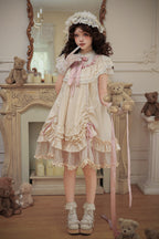 Lily's Dream - Apricot Sweet Lolita Dress, Short and Long Versions - image 16