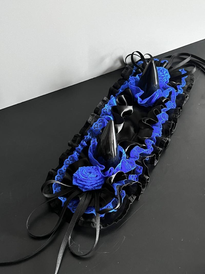 Gothic Devil Horn Lolita KC Hairband, Custom Colors - image 40