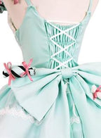 Sweety Gummy - Sweet Lolita JSK Dress Big Bow Flower Bud Lolita Dress - image 19