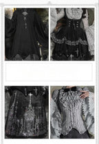 Raven's Night Song Oriental Gothic Lolita Dress Set - image 18