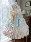 Dreamy Macaron - Sweet Lolita JSK Dress Solid Color Shirt - image 10
