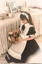 Halloween Gothic Lolita OP Maid Lolita Dress Elegant Lolita OP - image 11