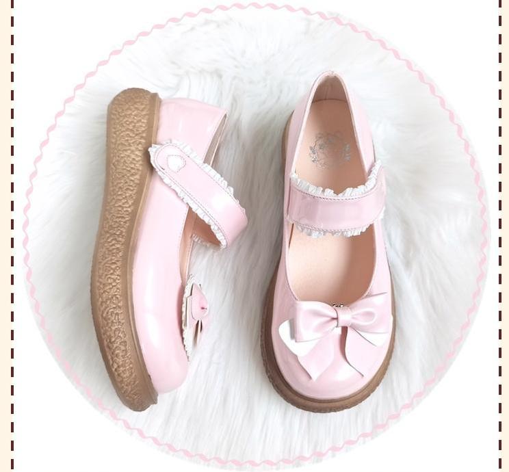 Cute Milkmaid Round Toe Multicolor Lolita Shoes - image 26