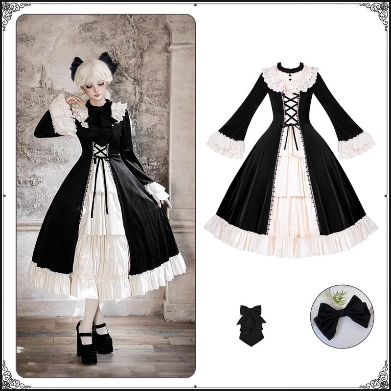 The Nutcracker - Winter Classic Lolita OP Dress, Front Opening and Accessories - image 22