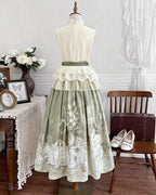 Morning Moments - Summer Lolita-inspired Chinese-style Skirt Set - image 2