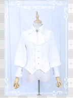 Elegant Lolita Slim Fit Mutton Sleeve Blouse - image 41