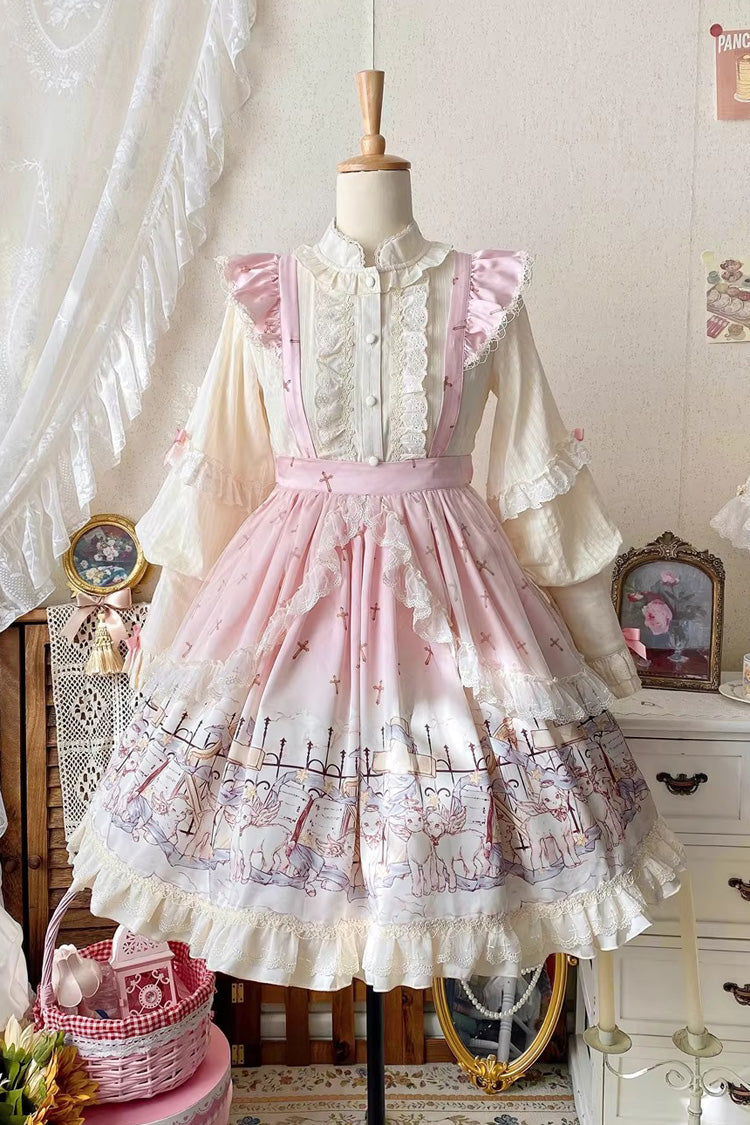 Angel Lamb - Sweet Lolita Skirt in 3 Colors - image 2