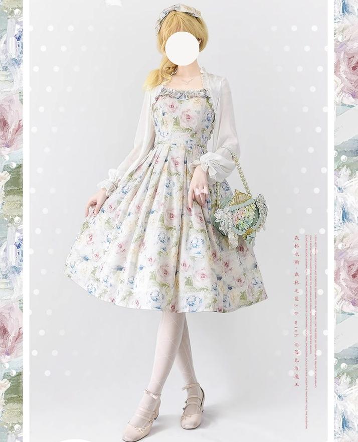 Forest Basket 3.0 - Vintage Lolita JSK Dress for Summer - image 7