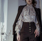 Dragon Bone Cemetery - Gothic Lolita Long Sleeve Blouse - image 43