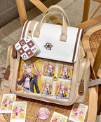 Kawaii Lolita Large-Capacity Ita Backpack with Mini Pocket and Grid Board - image 3