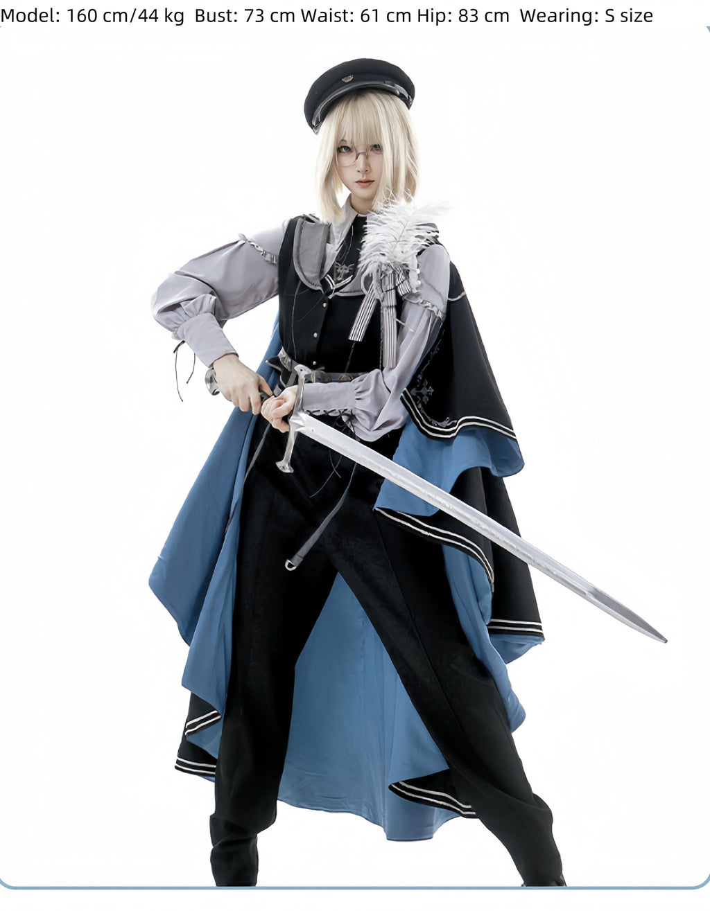 Dark Night Contract - Military Lolita Pants and Cape Collection - image 15