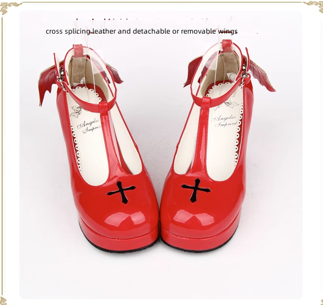 Gothic Lolita Wings and Cross Shoes for Christmas - image 18